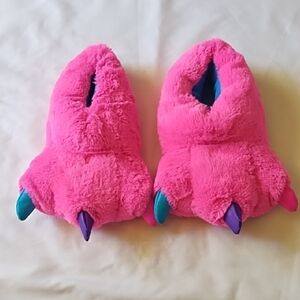 Light Up Pink Fuzzy Slippers